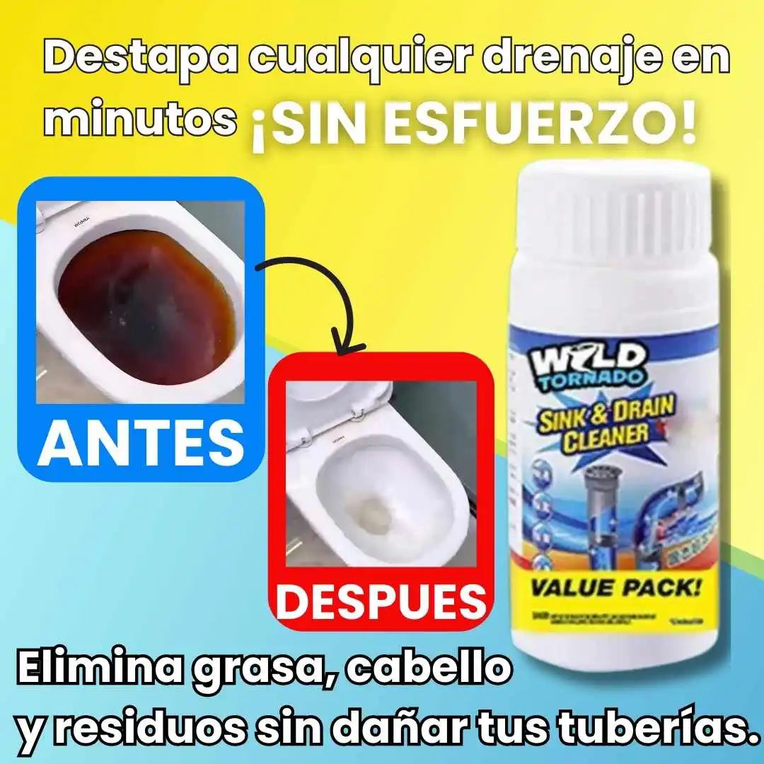 Wild-Tornado Destapador de Desague