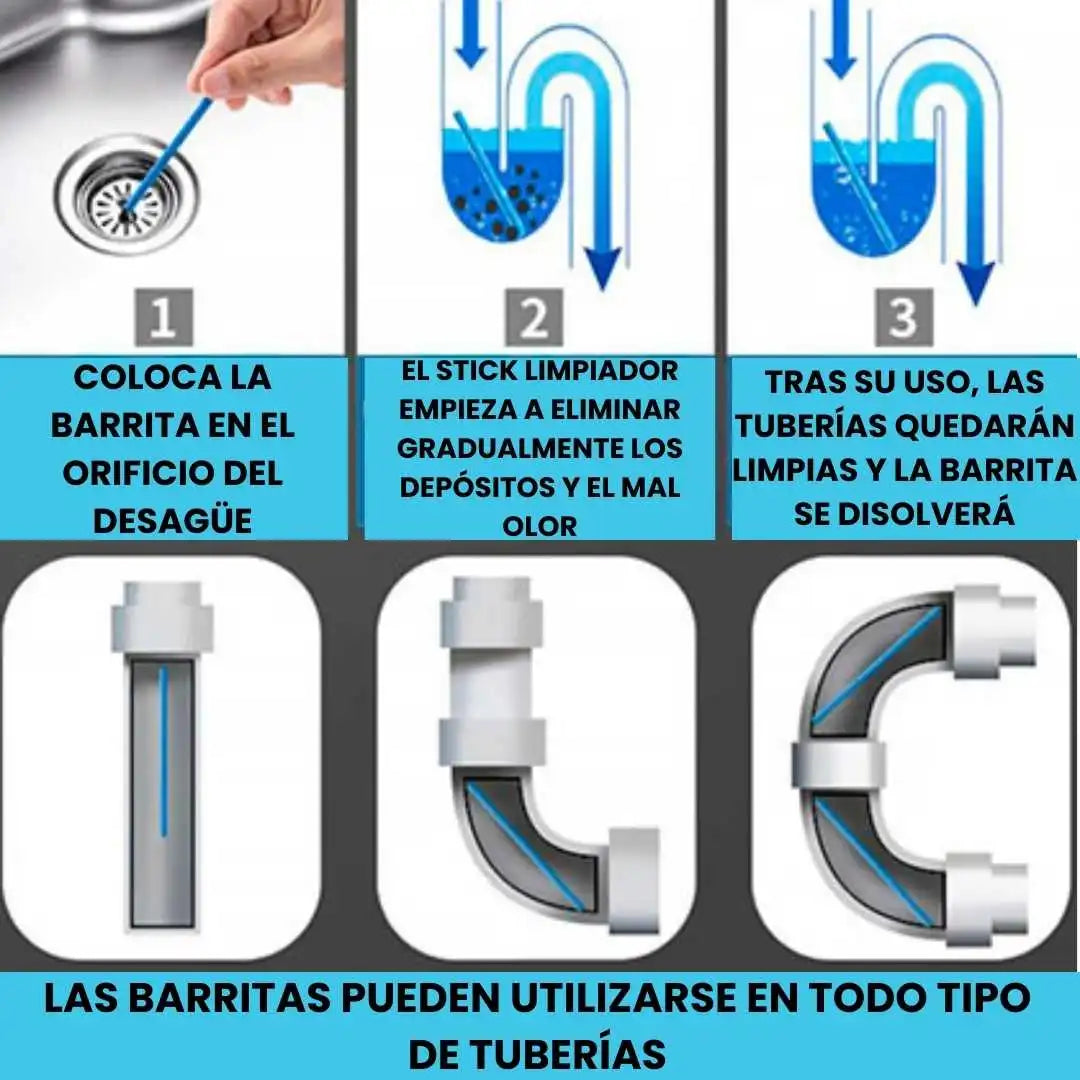Limpiador de Desagues Paga 12 Lleva 24