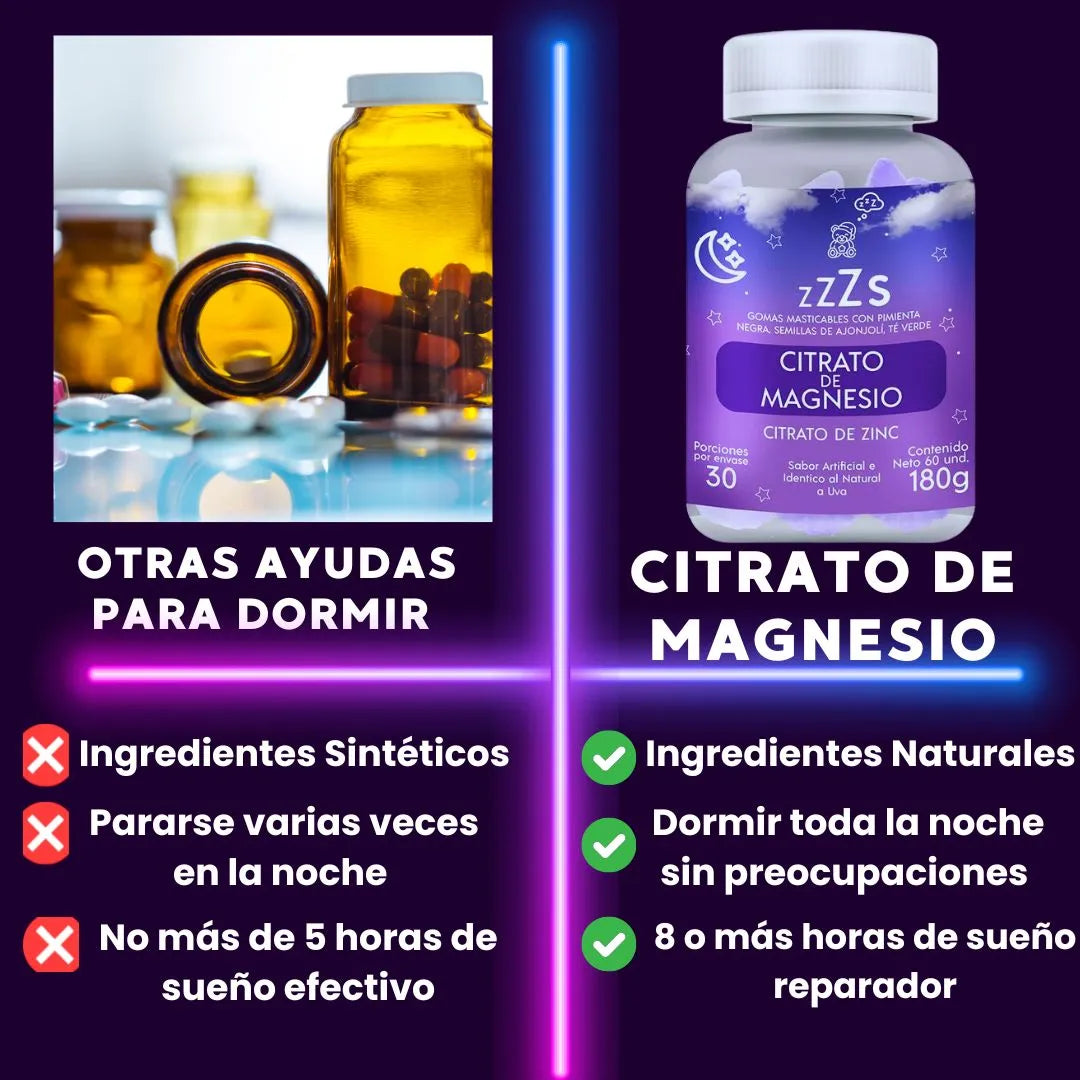 SleepyZ™ Gomitas de Citrato de Magnesio