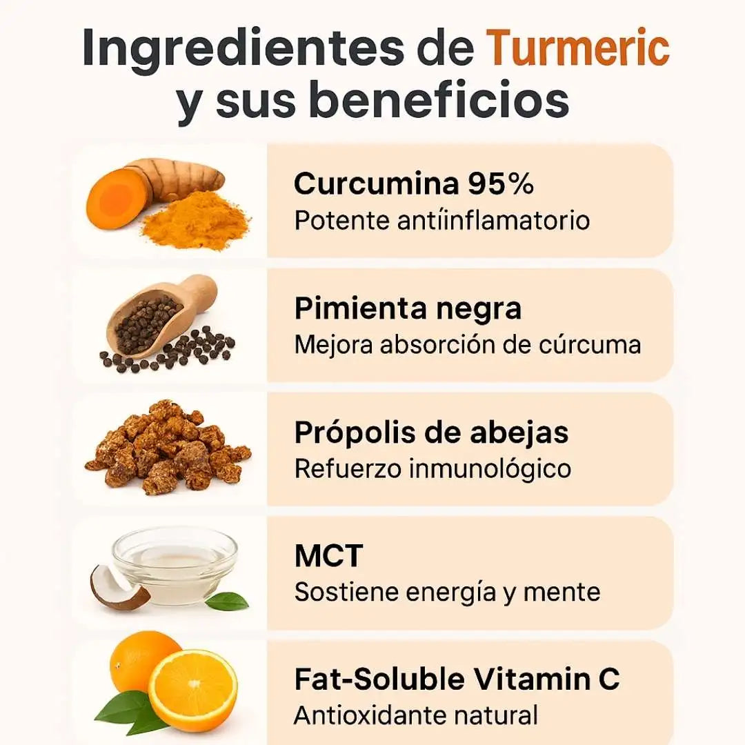 TUMERIC CURCUMA x120 Capsulas