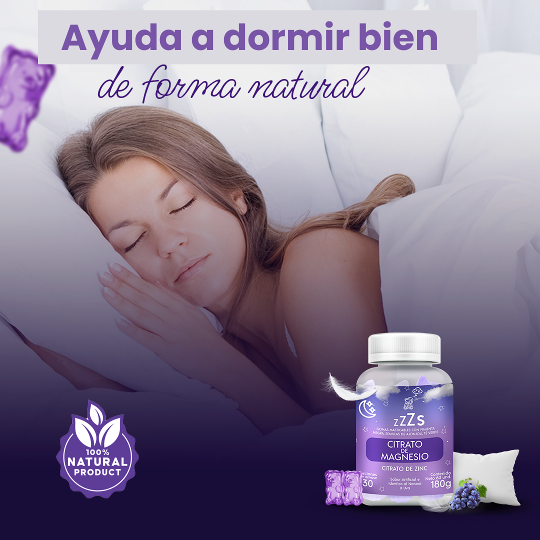 SleepyZ™ Gomitas de Citrato de Magnesio