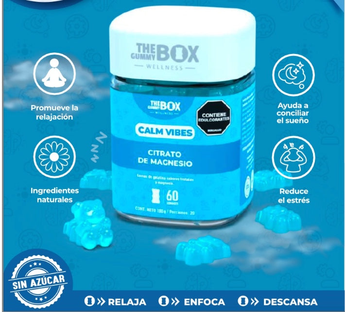 Calm-Vibes GOMAS PARA DORMIR Y RELAJARSE THE BOX