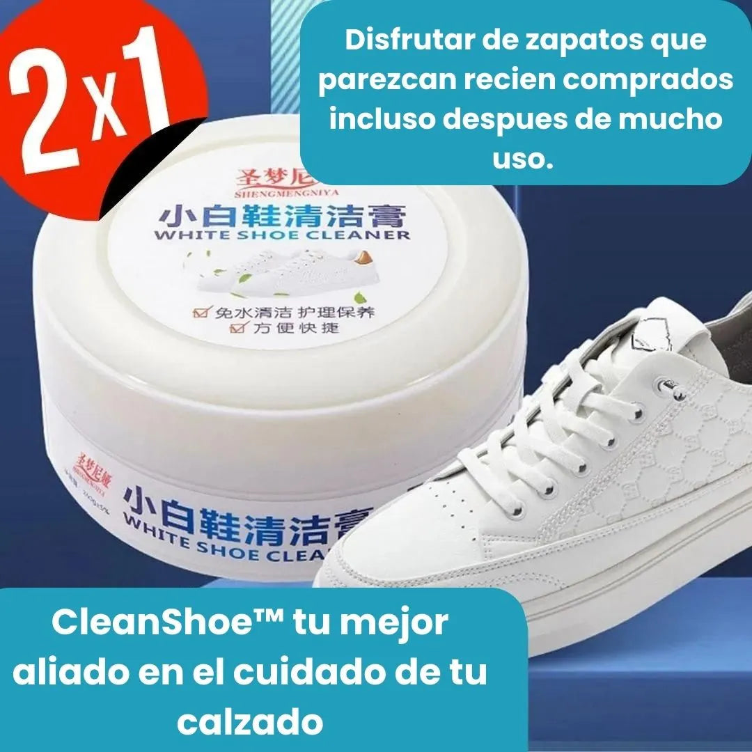 CleanShoe™ Crema blanqueadora 2x1
