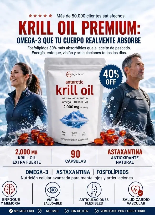 Krill Oil El componente que tu cerebro necesita