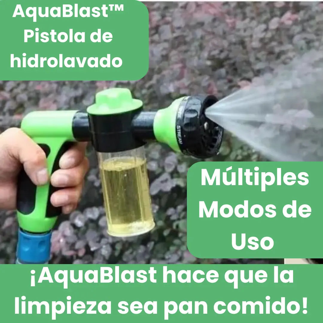 AquaBlast™ PISTOLA DE HIDROLAVADO