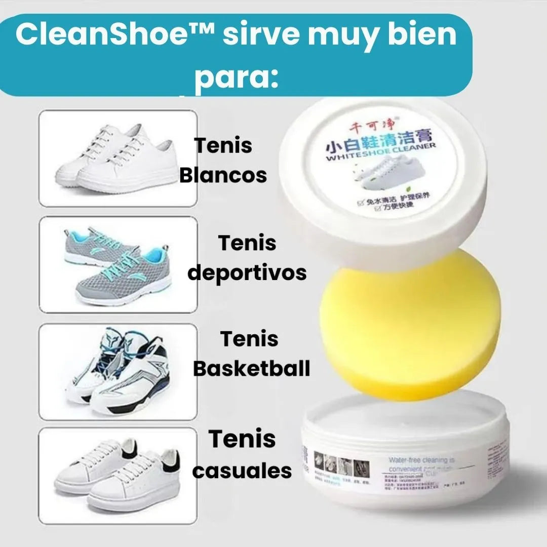 CleanShoe™ Crema blanqueadora 2x1