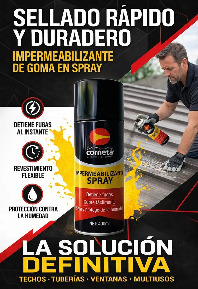 Impermeabilizante Spray Cor Negro