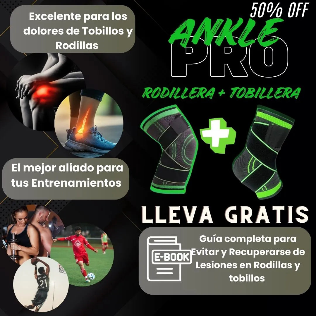Ankle-Pro™ Combo Rodillera + Tobillera
