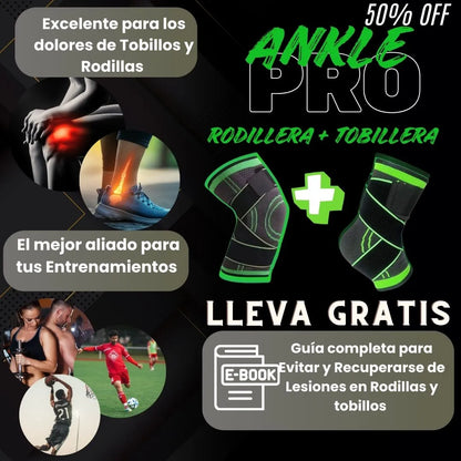 Ankle-Pro™ Combo Rodillera + Tobillera
