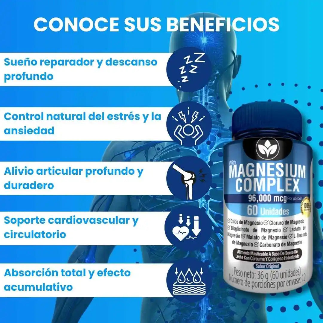 Magnesium Complex® 7 Tipos de Magnesio