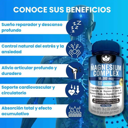 Magnesium Complex® 7 Tipos de Magnesio