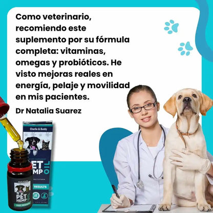 PET HEM OIL Adios al estres y ansiedad de tu Peludito