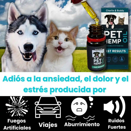 PET HEM OIL Adios al estres y ansiedad de tu Peludito