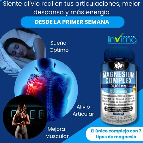 Magnesium Complex® 7 Tipos de Magnesio