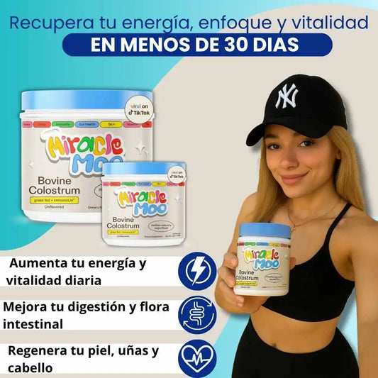 MIRACLE MOO® CALOSTRO BOVINO