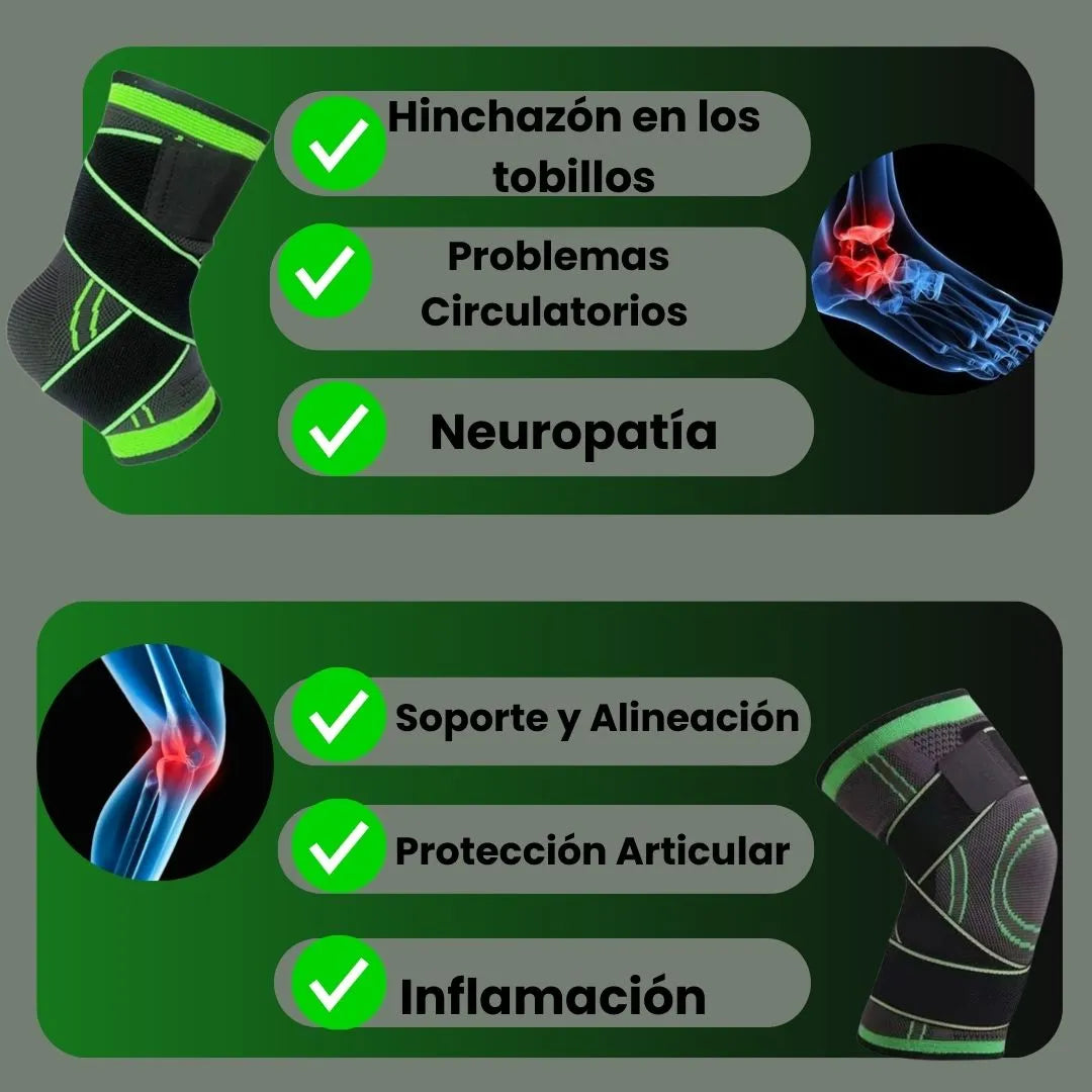 Ankle-Pro™ Combo Rodillera + Tobillera