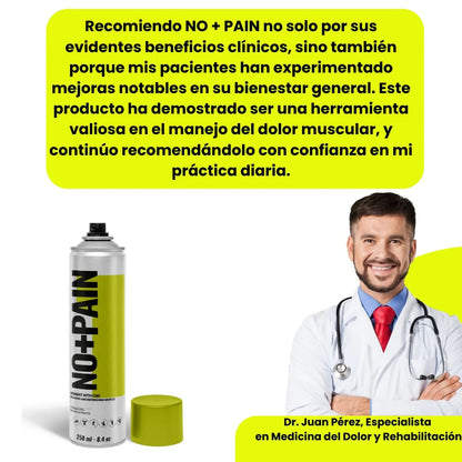 NO+PAIN™ SPRAY PARA EL DOLOR MUSCULAR
